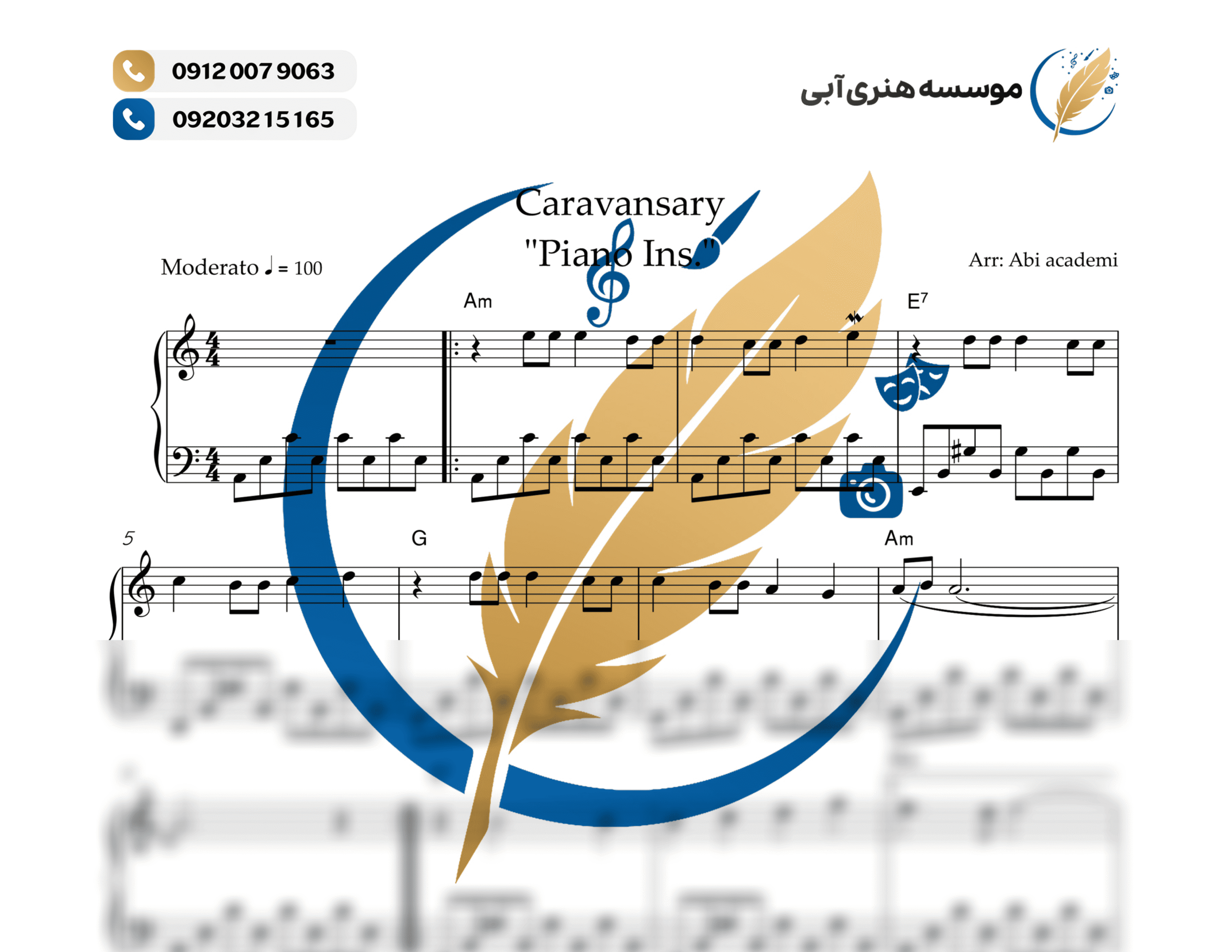 Caravansary Piano Ins. - Full Score-1 1