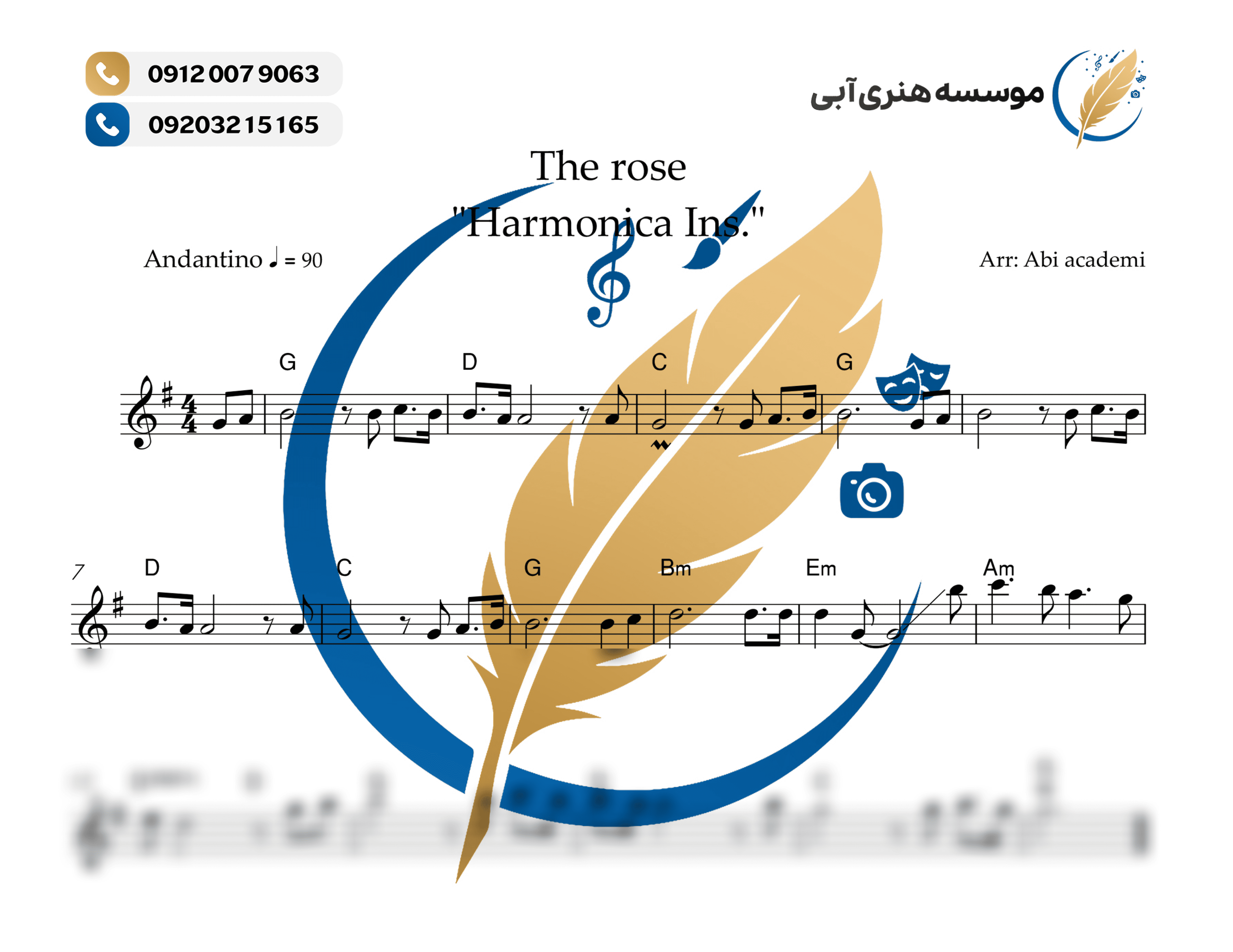 The Rose Harmonica Ins. - Full Score 1