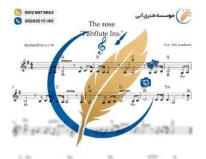 The Rose Panflute Ins. - Full Score 1